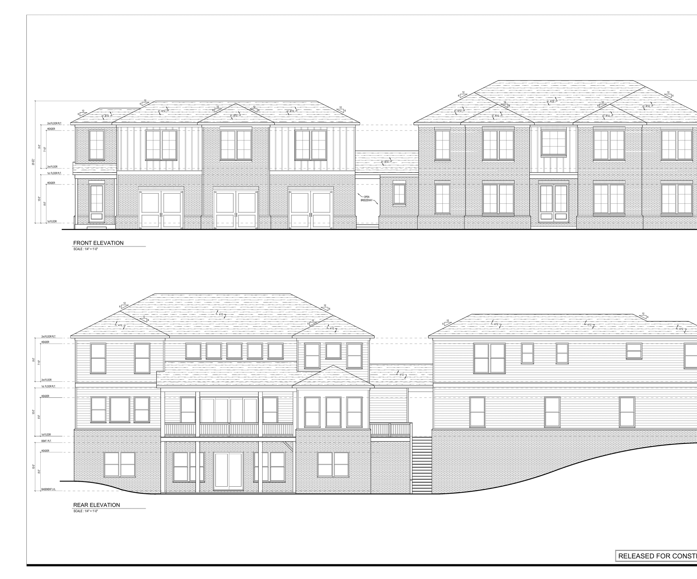 Main House elevation sample